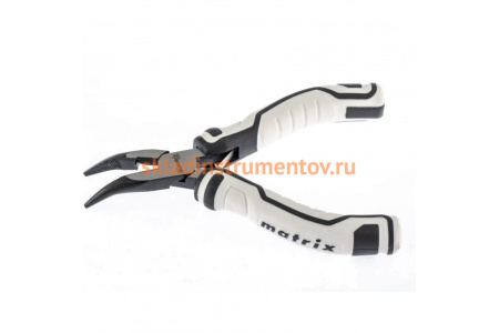 Изогнутые длинногубцы MATRIX Mini PRO 125 мм, авторазжим 17831 Изогнутые длинногубцы MATRIX Mini PRO 125 мм, авторазжим 17831