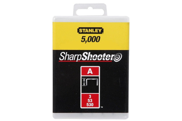 Скоба для степлера Stanley тип "А" 8мм х 5000шт 1-TRA205-5T