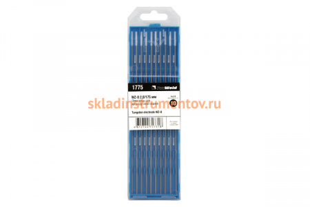 Электрод вольфрамовый WZ-8 (10 шт; 2.0 мм; 175 мм) FOXWELD 1775