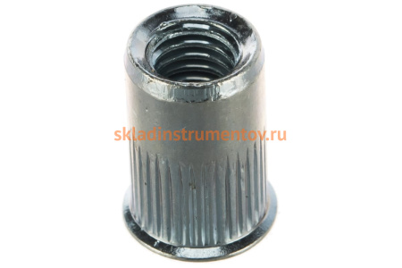 Заклепка резьбовая стальная с насечкой (50 шт; М6; уменьшенный борт) MESSER 212106S-50