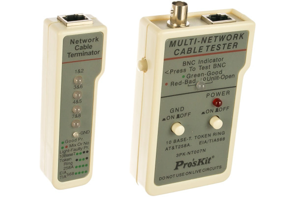 Кабельный тестер ProsKit 3PK-NT007N 00323083