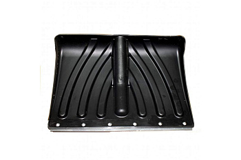 Лопата для снега СПЕЦ Крепыш пластик, 410x315 мм, с оцинкованной планкой, без черенка КПБ-234216