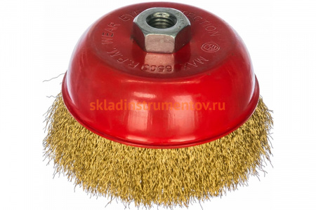 Щетка чашечная (125 мм; М14) для болгарки SANTOOL 060703-014-125