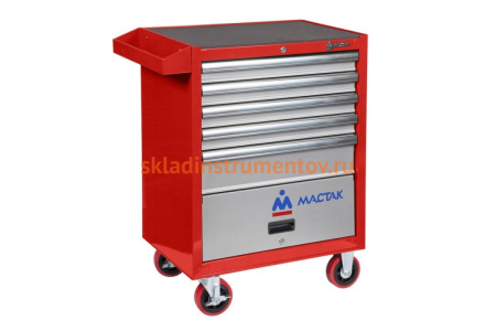 Набор инструментов ЛИДЕР 270 предметов МАСТАК 52-05270R в красной тележке