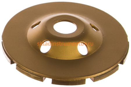 Чаша алмазная двухрядная сегментированная (125х22.2 мм) Vertextools 0505-04-125-14