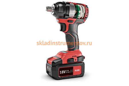 Двухскоростная аккумуляторная ударная дрель-шуруповерт FLEX IW 1/2'' 18.0-EC 438308