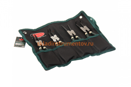 Набор съемников стопорных колец на полотне ROCKFORCE 4 предмета, L-200 мм RF-50408A