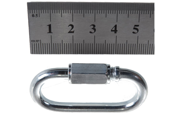 Карабин винтовой оцинкованный с муфтой 30 шт. (6 мм; ТФ5) Зубр 4-304535-06