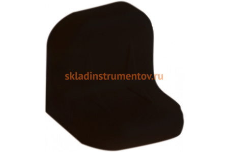 Уголок с заглушкой MFK-TORG 24х24х25х1.2 черный 2 24 24 2