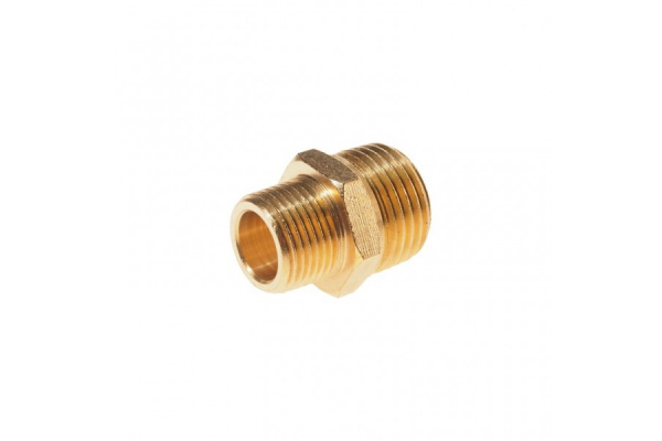 Соединитель резьбовой наружная резьба 1/2х3/8 ROCKFORCE RF-MM08/06