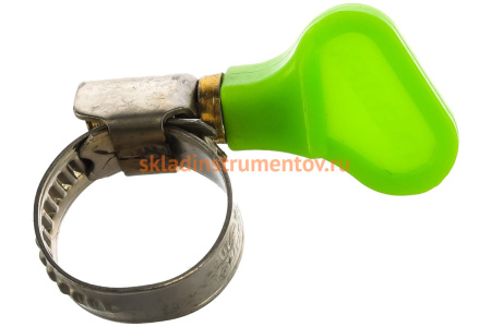 Металлические хомуты СИБРТЕХ, элемент крепления с формой ключа, 12-20мм, 2 шт 47649