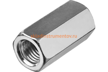 Гайка ЗУБР DIN 6334 переходная, M8, 3 шт, оцинкованная, 303756-08