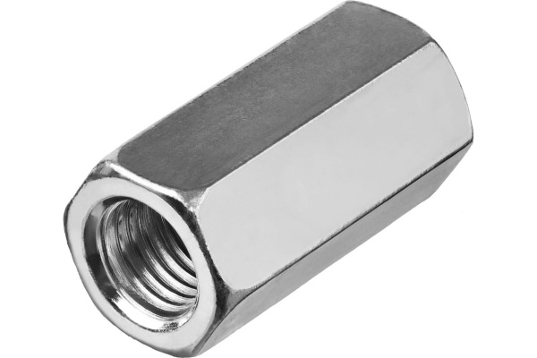 Гайка ЗУБР DIN 6334 переходная, M8, 3 шт, оцинкованная, 303756-08