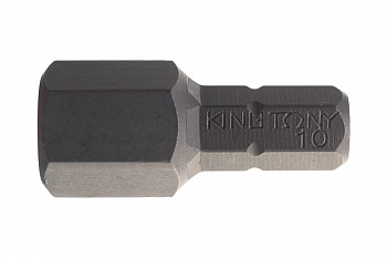 Вставка торцевая 1/4", HEX, 10 мм, 25 мм KING TONY 102510H