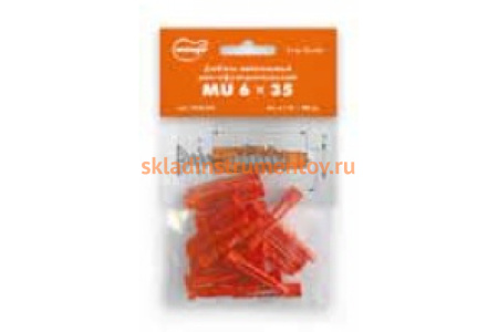 Нейлоновый дюбель 6х35 Mungo MU 20 шт. 1010630B