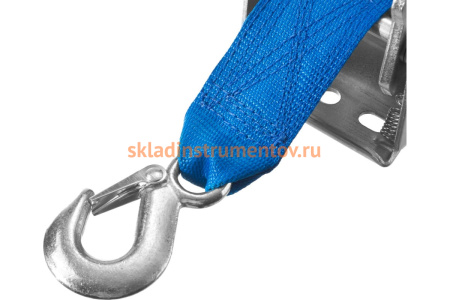 Ручная барабанная лебедка Зубр ПРОФЕССИОНАЛ ленточная 0,5т 8м 43115-0.5