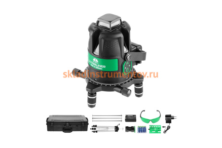 Лазерный уровень ADA ULTRALINER 360 4V Green Set А00497