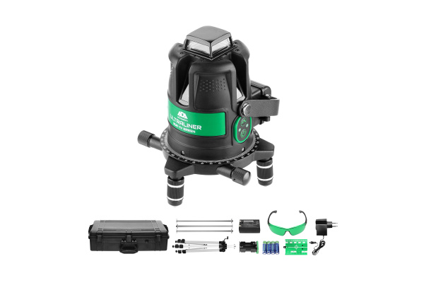 Лазерный уровень ADA ULTRALINER 360 4V Green Set А00497
