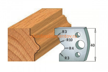 Комплект из 2-х ножей SP (40x4 мм) CMT 690.102