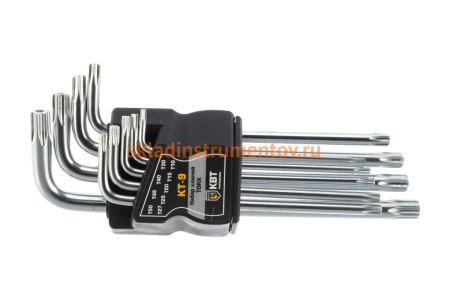 Набор ключей КВТ TORX КТ-9 Т10-Т50 79202