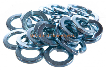 Пружинная шайба ЗУБР DIN 127, 20 мм, 5 кг, (примерно 343 шт.) оцинкованная 303850-20