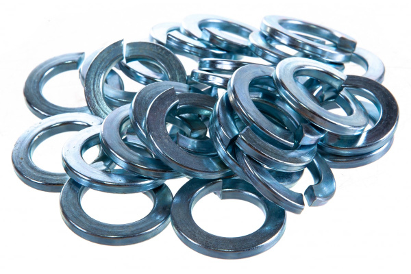 Пружинная шайба ЗУБР DIN 127, 20 мм, 5 кг, (примерно 343 шт.) оцинкованная 303850-20