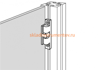 Двухшариковая защелка KIPP K0583.50