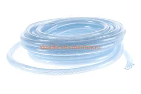 Поливочный прозрачный армированный трехслойный шланг PALISAD 3/4, 15 м 67435