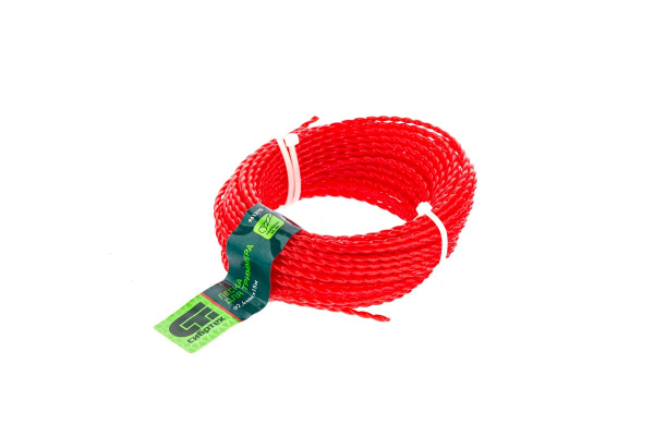 Леска для триммера овальная витая (2.4 мм, 15 м) СИБРТЕХ 961375