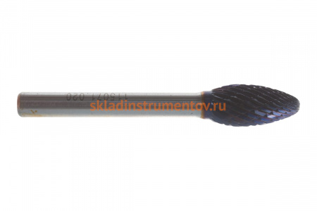 Борфреза твердосплавная форма H язычок пламени (10х20х6х65 мм) Karnasch 11.5071-020