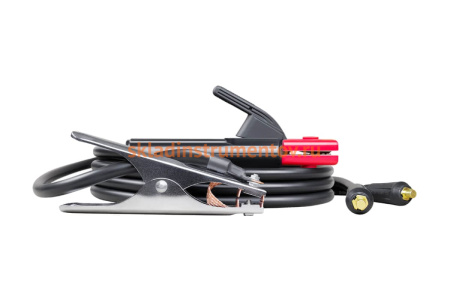 Комплект сварочных проводов КГ1х25, 1.5+2 м, 25 кв. мм, электрододержатель, зажим Foxweld 3372