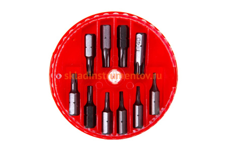 Набор вставок в боксе 1/4 DR торкс T7-T40 10шт JTC 5361