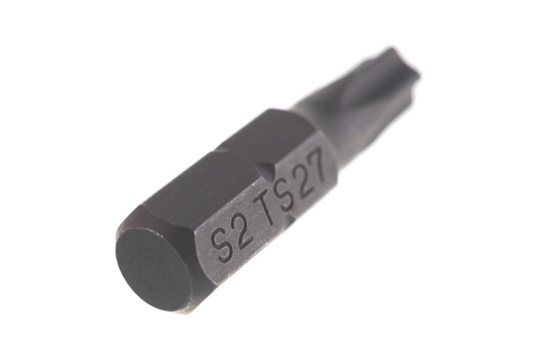 Вставка 5-гранная TORX с отверстием (TS27Hх25 мм; 1/4") JTC 1192527