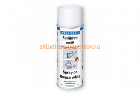 Смазка жировая универсальная белая Spray-on Grease 400 мл WEICON wcn11520400
