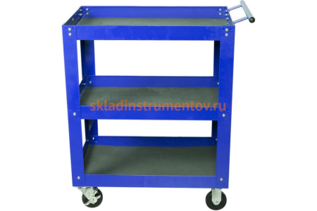 Открытая тележка, 3 полки, синяя МАСТАК 520-33720B