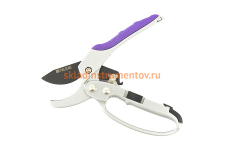 Секатор 200 мм, пружина возвратная, храп.мех, тефлон.покр, метал.обрез.ручки PALISAD 60560