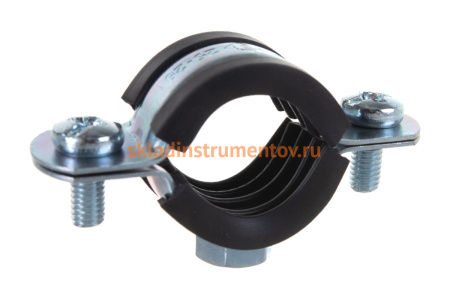 Трубный хомут с гайкой ЗУБР 3/4", 9 штук, оцинкованный 37850-25-29