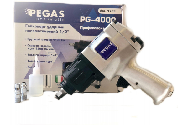 Ударный пневматический гайковерт Pegas pneumatic 1709
