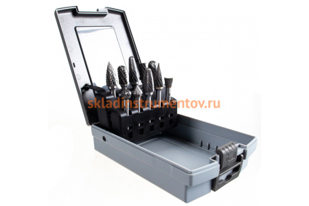 Набор шарошек по металлу 10 шт Euroboor RBS.110