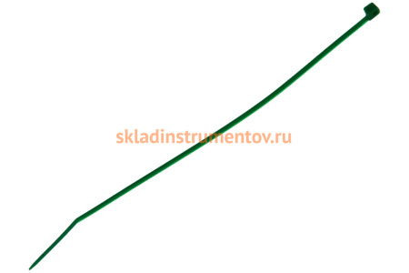 Нейлоновый хомут Зубр МАСТЕР зеленый 2,5 мм x 150 мм, 100 шт 309060-25-150