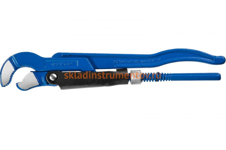 Трубный ключ Зубр КТР-S, №0 изогнутые губки 27336-0_z02