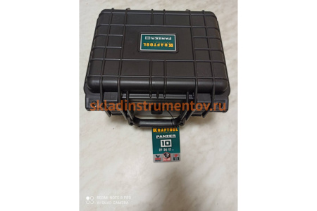 Ударопрочный ящик пластиковый, степень защиты IP55, 10",  KRAFTOOL "PANZER" 38251-10