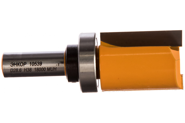 Фреза кромочная прямая (28.6х38 мм; хвостовик 12 мм) по дереву Энкор 10539