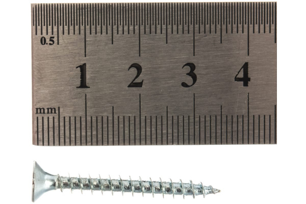 Универсальные шурупы для дерева, ДСП, ДВП Зубр оцинкованные, PZ, 4,0x35мм, ТФ1, 350 штук 4-300371-40-035