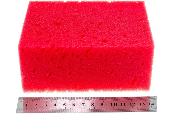 Губка, мелкопористый полиэстер, 140 x 110 x 60 мм РемоКолор 20-6-100