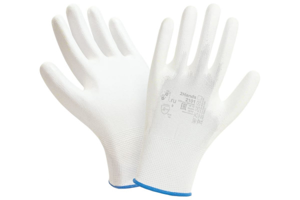 Перчатки 2Hands нейлон/PU 2101- 6