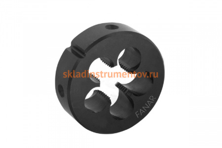 Плашка для труднообрабатываемых сталей FANAR М 5x0,8 6g HSSE INOX DIN22568/N2-188001-0050/