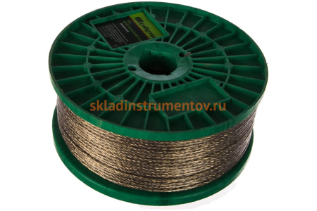 Металлополимерный трос СИБРТЕХ прозрачный ПР-3,0 47628