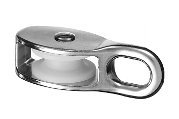 Одинарный блок ЗУБР, 8x30мм, 1 шт, нейлоновый шкив, 304586-30