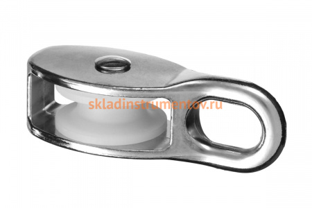 Одинарный блок ЗУБР, 8x30мм, 1 шт, нейлоновый шкив, 304586-30